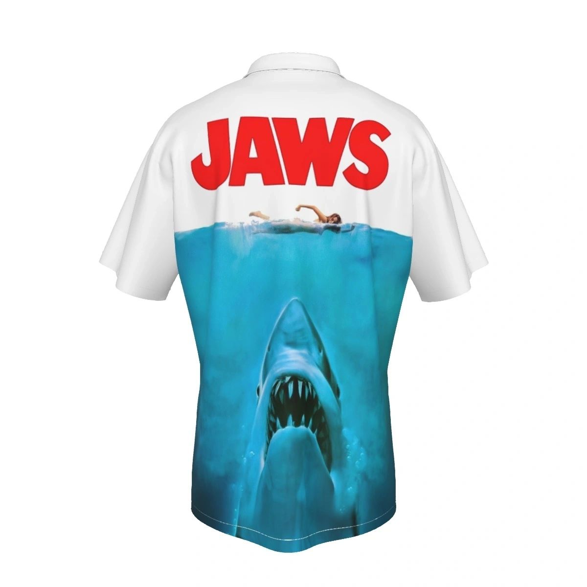 JAWS MOVIE POSTER ALL OVER PRINT SHIRTS