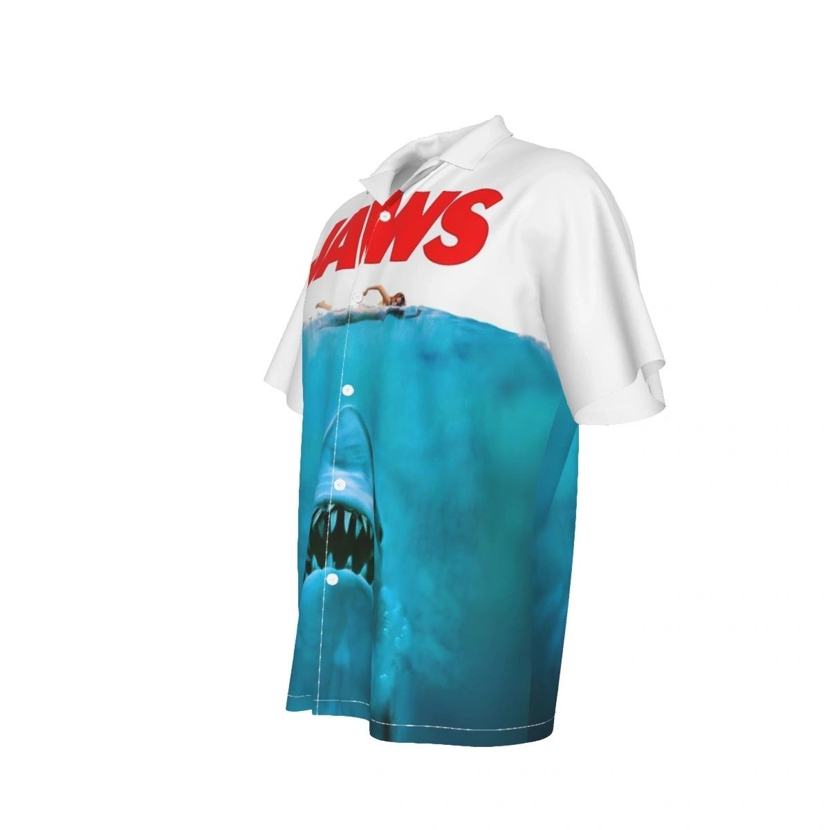 JAWS MOVIE POSTER ALL OVER PRINT SHIRTS