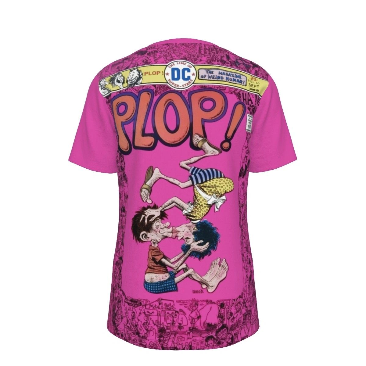 PLOP 16 ALL OVER PRINT SHIRTS -WALLY WOOD ART