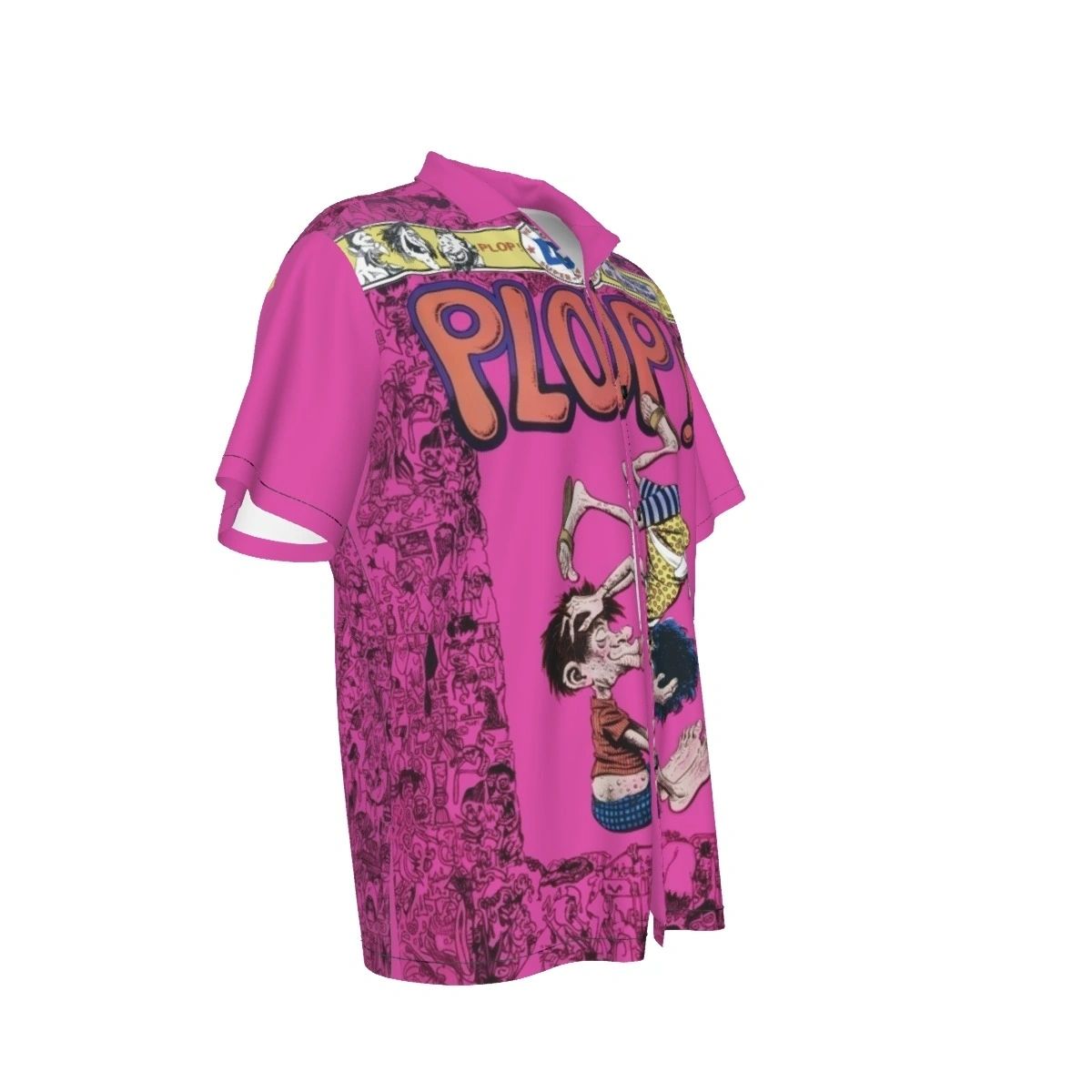 PLOP 16 ALL OVER PRINT SHIRTS -WALLY WOOD ART