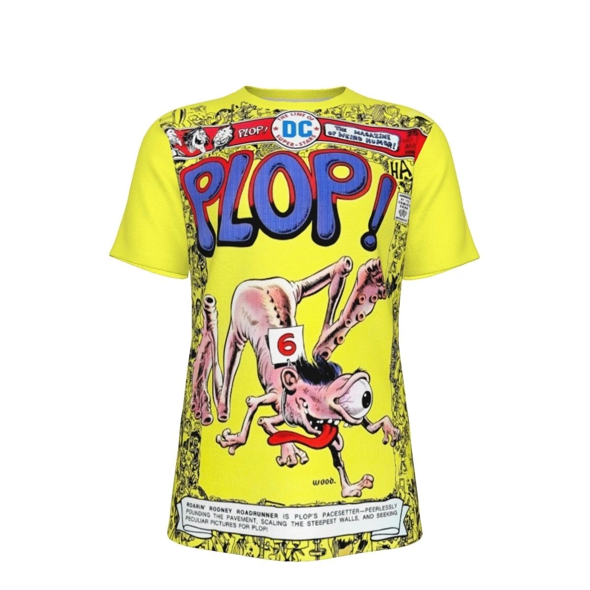 PLOP 15 ALL OVER PRINT SHIRTS -WALLY WOOD ART