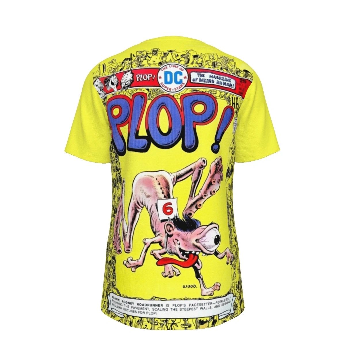 PLOP 15 ALL OVER PRINT SHIRTS -WALLY WOOD ART