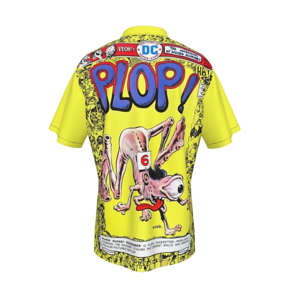 PLOP 15 ALL OVER PRINT SHIRTS -WALLY WOOD ART