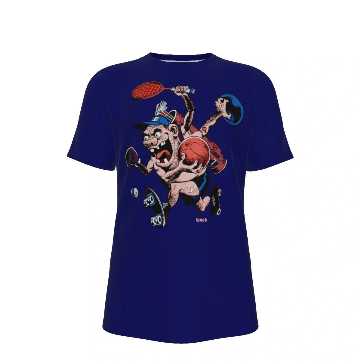 PLOP MAN ALL OVER PRINT SHIRTS -WALLY WOOD ART