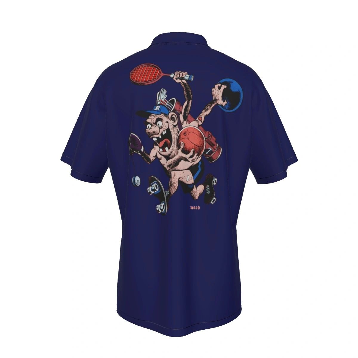 PLOP MAN ALL OVER PRINT SHIRTS -WALLY WOOD ART