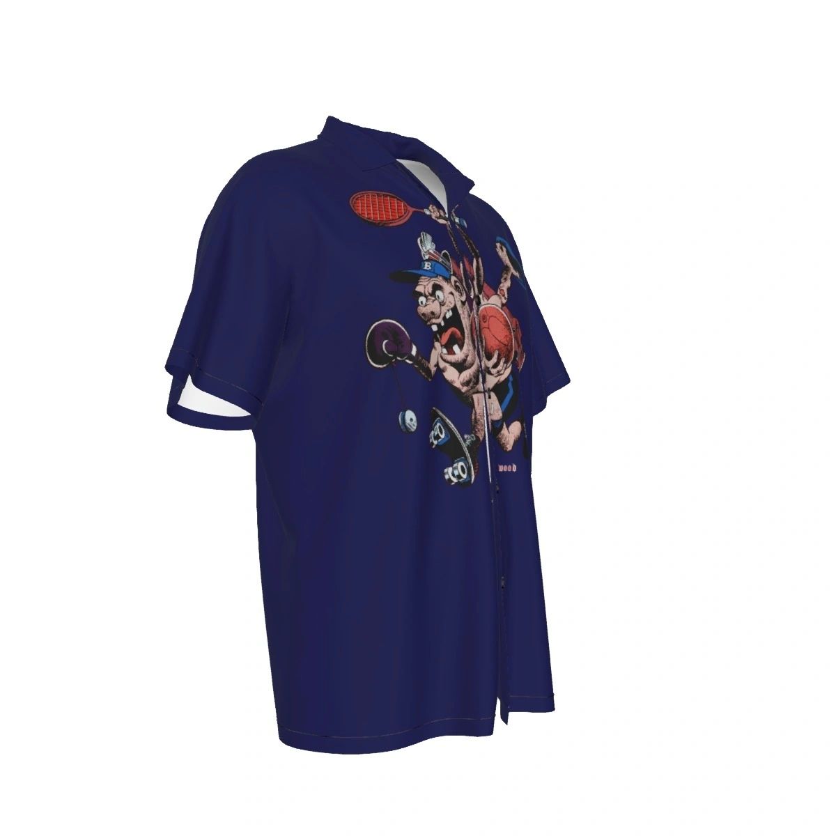 PLOP MAN ALL OVER PRINT SHIRTS -WALLY WOOD ART