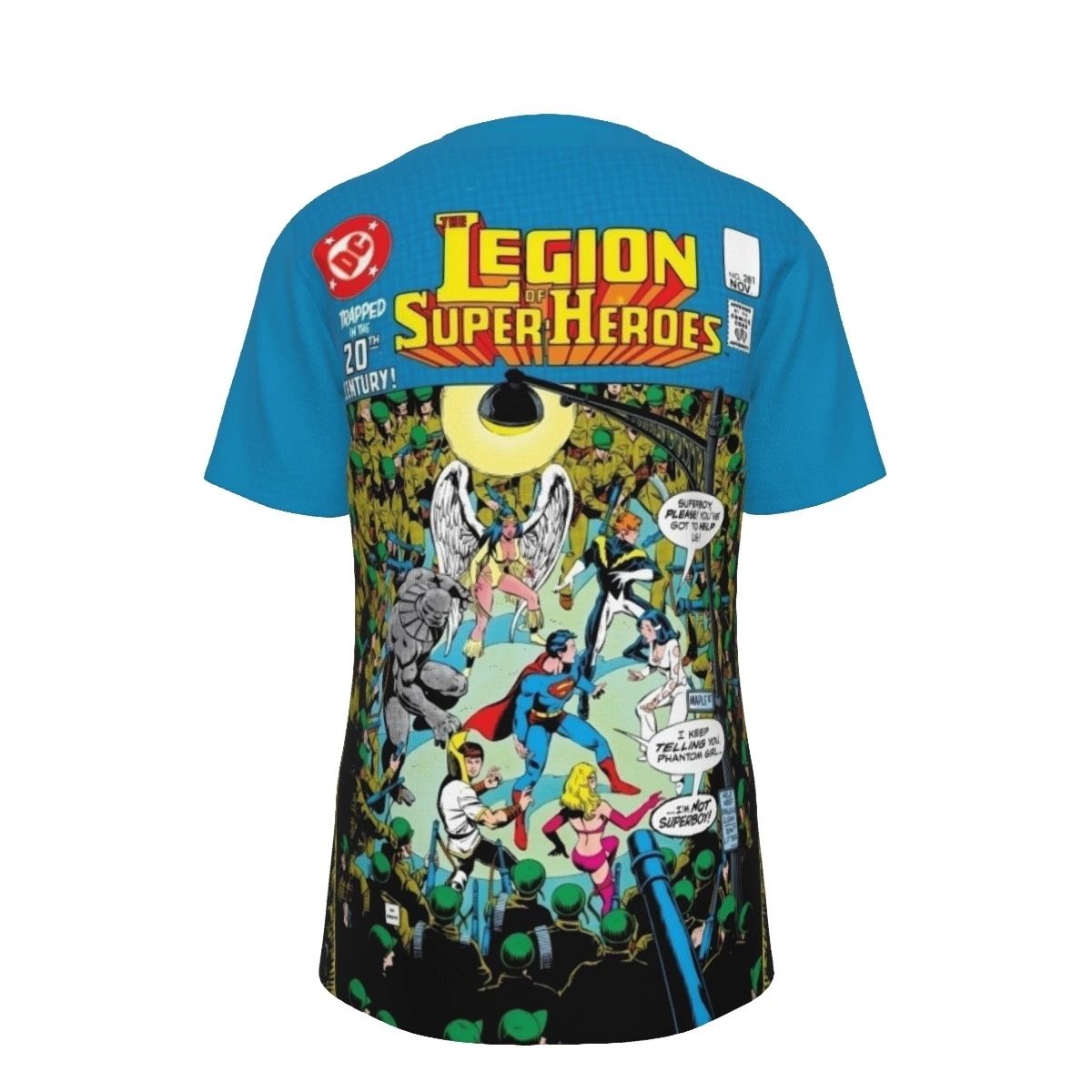 LEGION OF SUPERHEROES 281 ALL OVER PRINT SHIRTS - GEORGE PEREZ ART