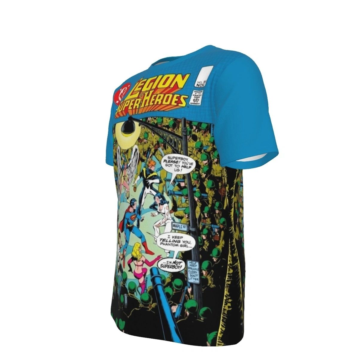 LEGION OF SUPERHEROES 281 ALL OVER PRINT SHIRTS - GEORGE PEREZ ART
