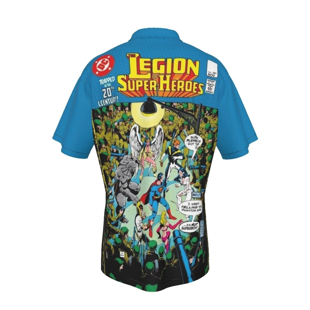 LEGION OF SUPERHEROES 281 ALL OVER PRINT SHIRTS - GEORGE PEREZ ART