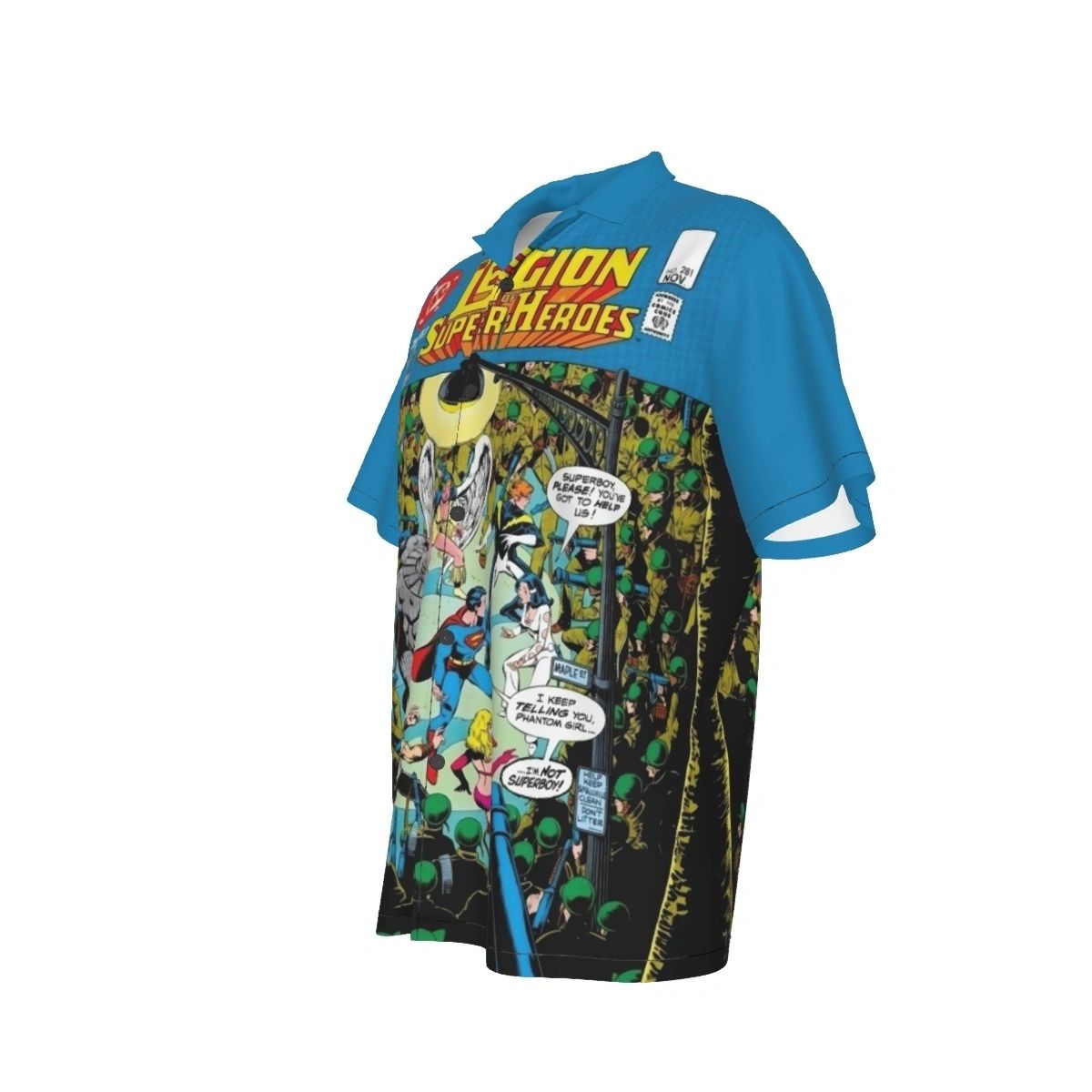 LEGION OF SUPERHEROES 281 ALL OVER PRINT SHIRTS - GEORGE PEREZ ART