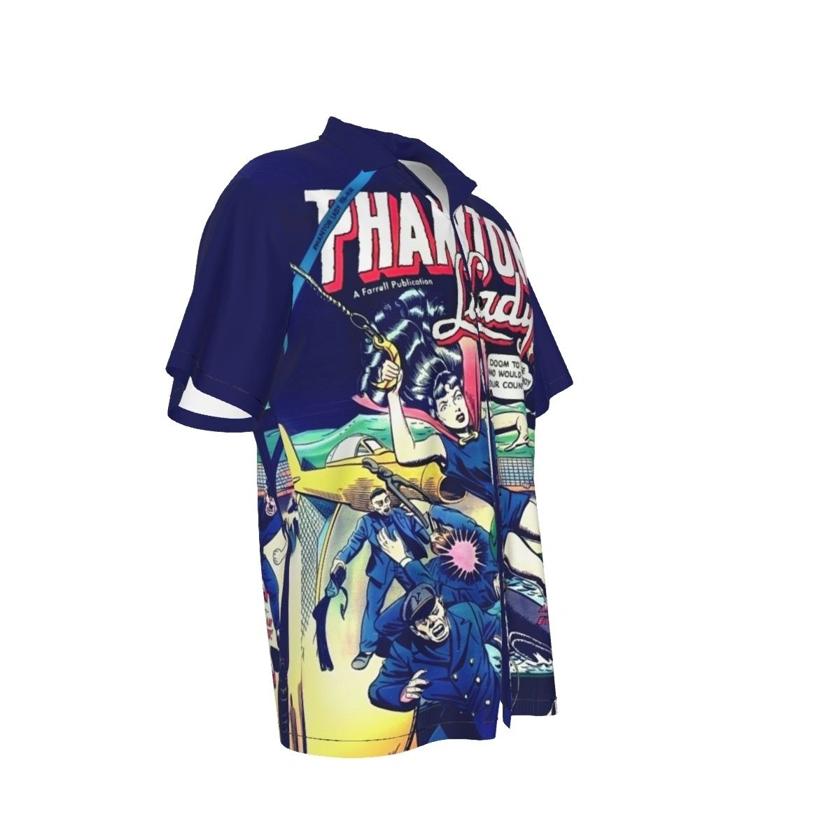 PHANTOM LADY 2 V2 ALL OVER PRINT SHIRTS -1955