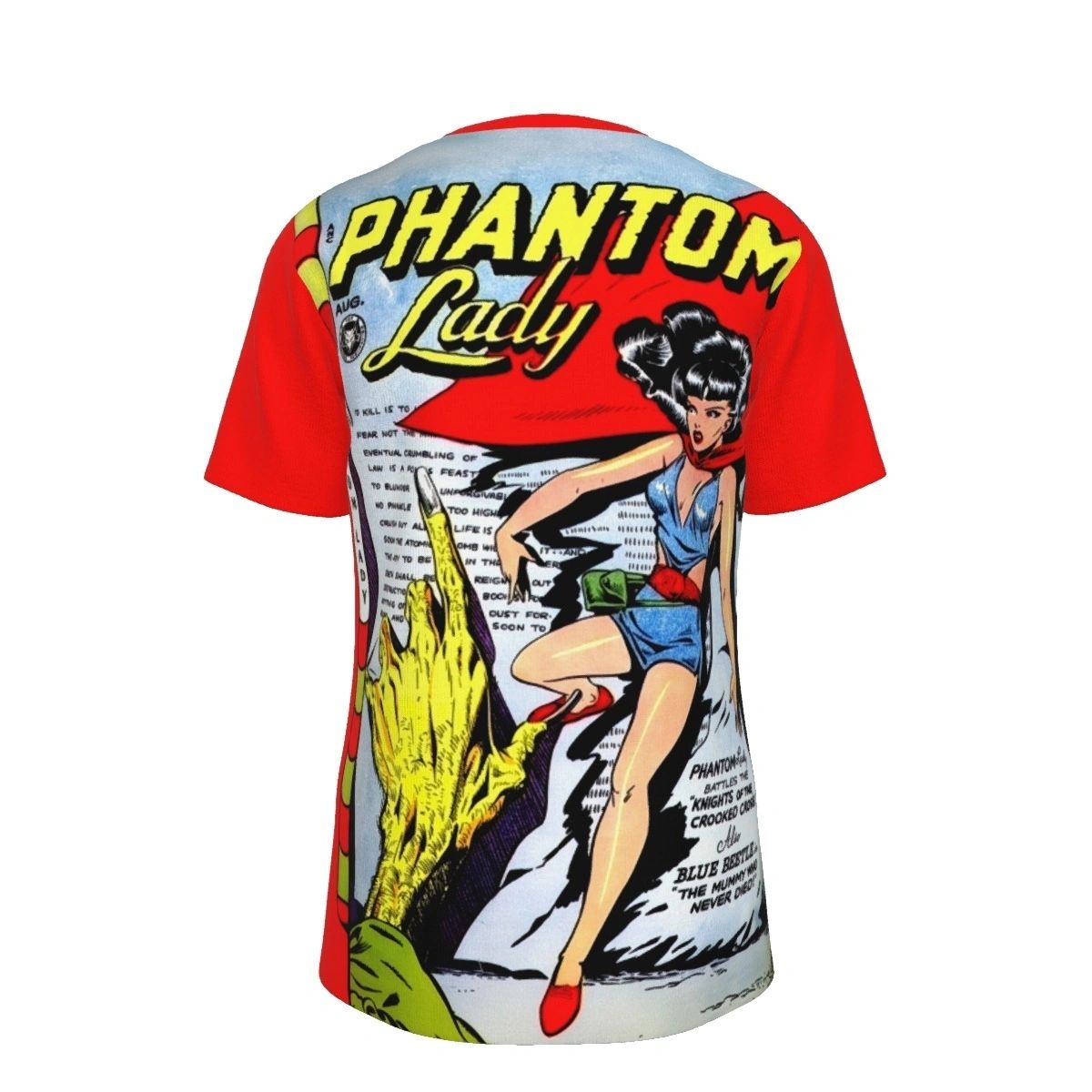 PHANTOM LADY 13 ALL OVER PRINT SHIRTS -1947