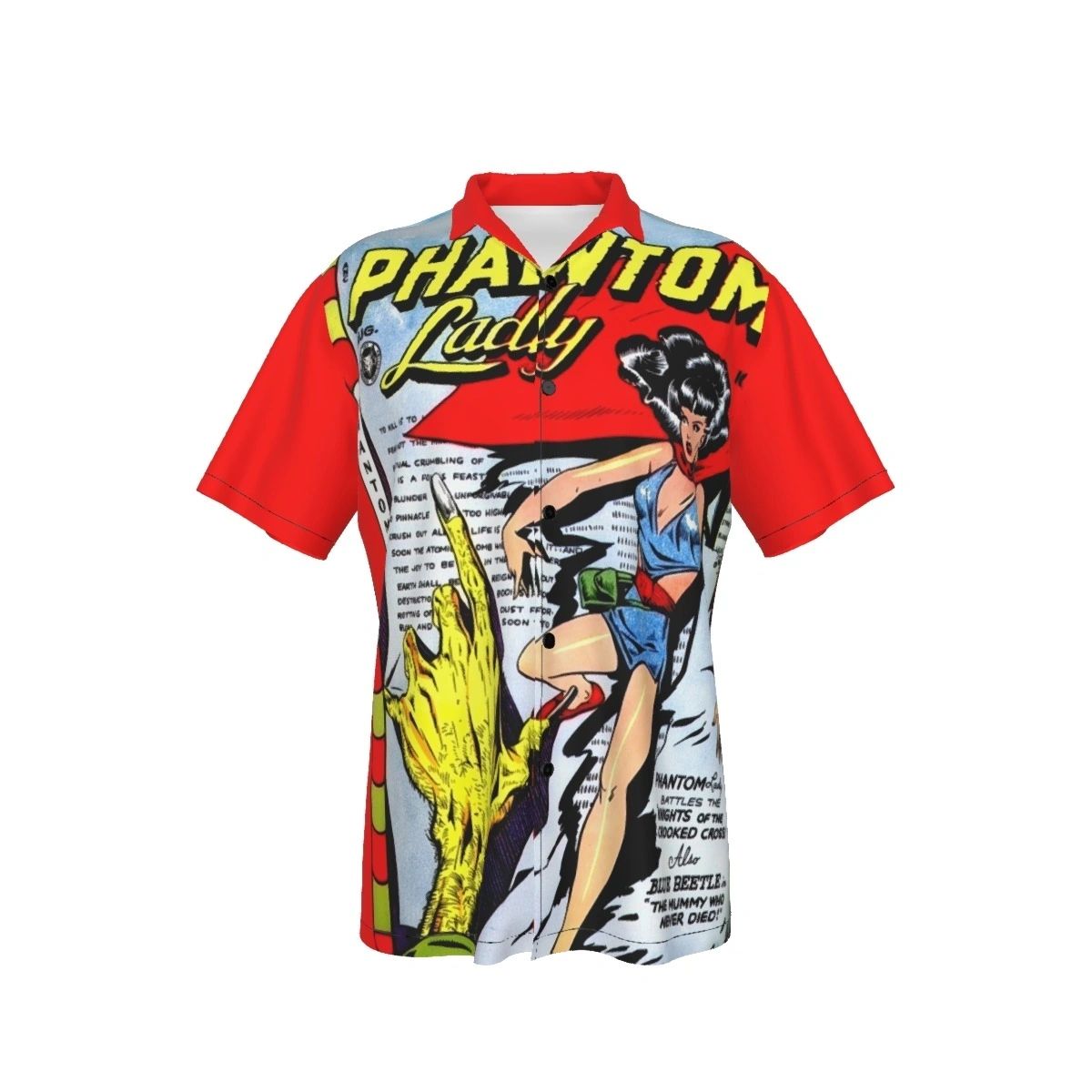 PHANTOM LADY 13 ALL OVER PRINT SHIRTS -1947