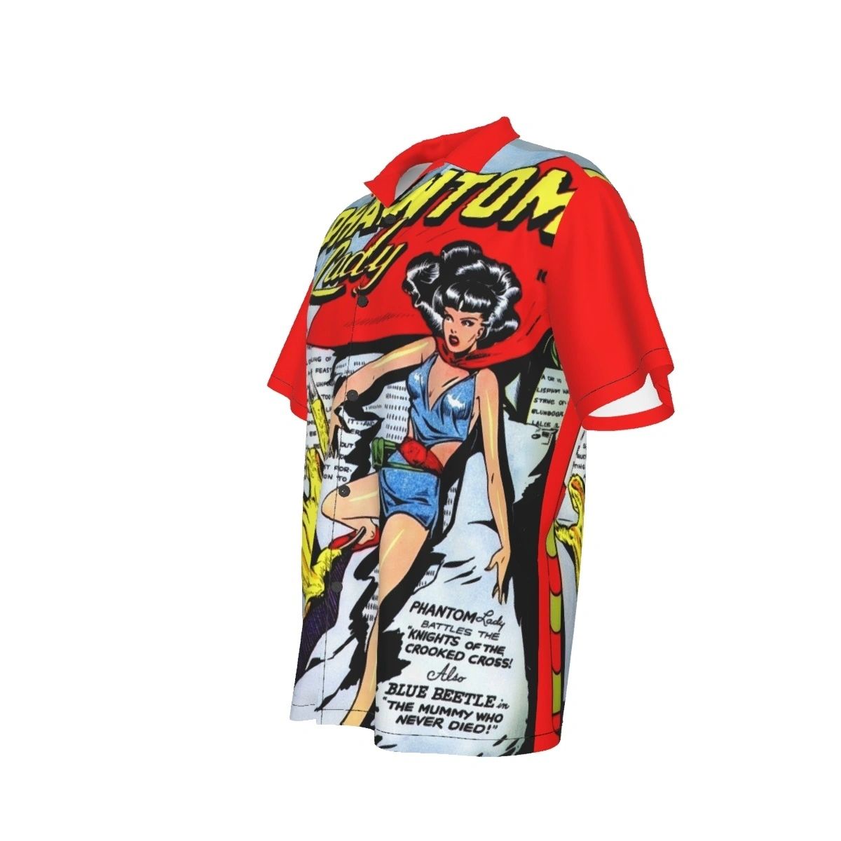 PHANTOM LADY 13 ALL OVER PRINT SHIRTS -1947