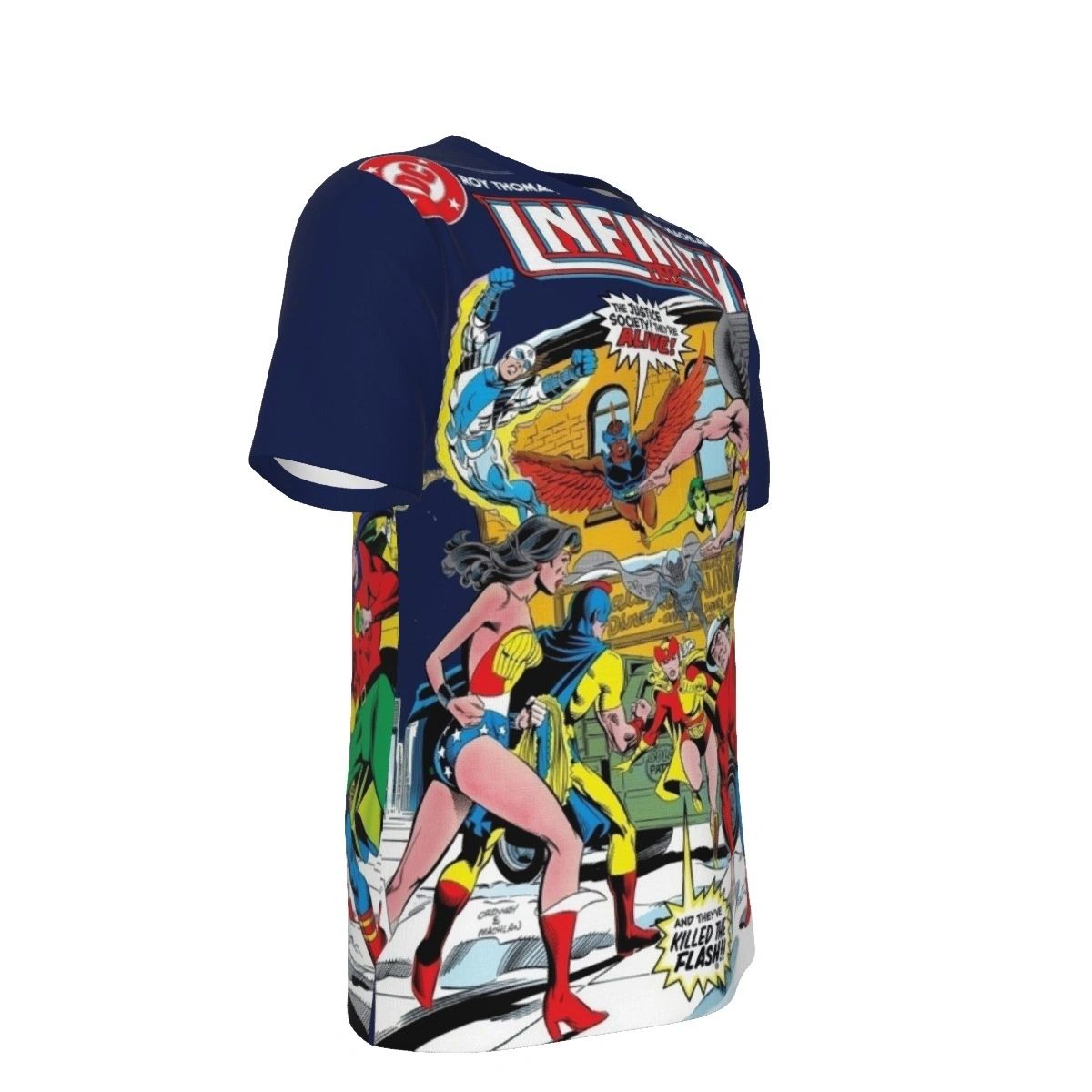 INFINITY INC 5 ALL OVER PRINT SHIRTS