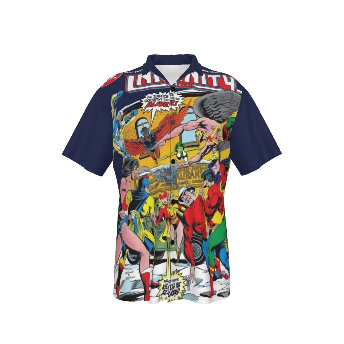 INFINITY INC 5 ALL OVER PRINT SHIRTS