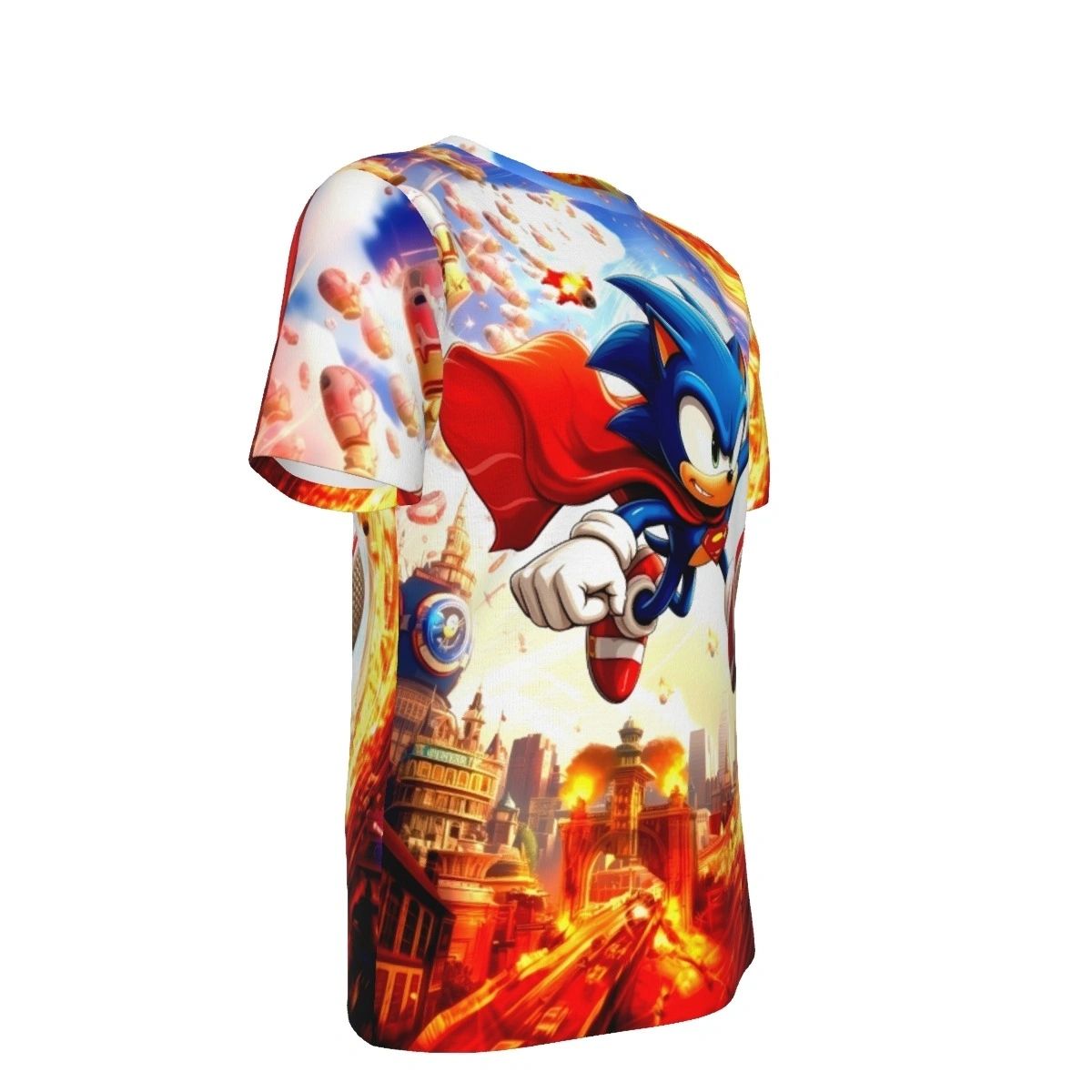 SONIC SUPERMAN ALL OVER PRINT SHIRTS