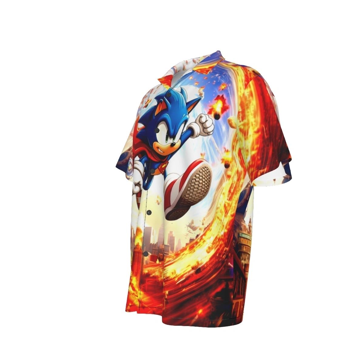 SONIC SUPERMAN ALL OVER PRINT SHIRTS