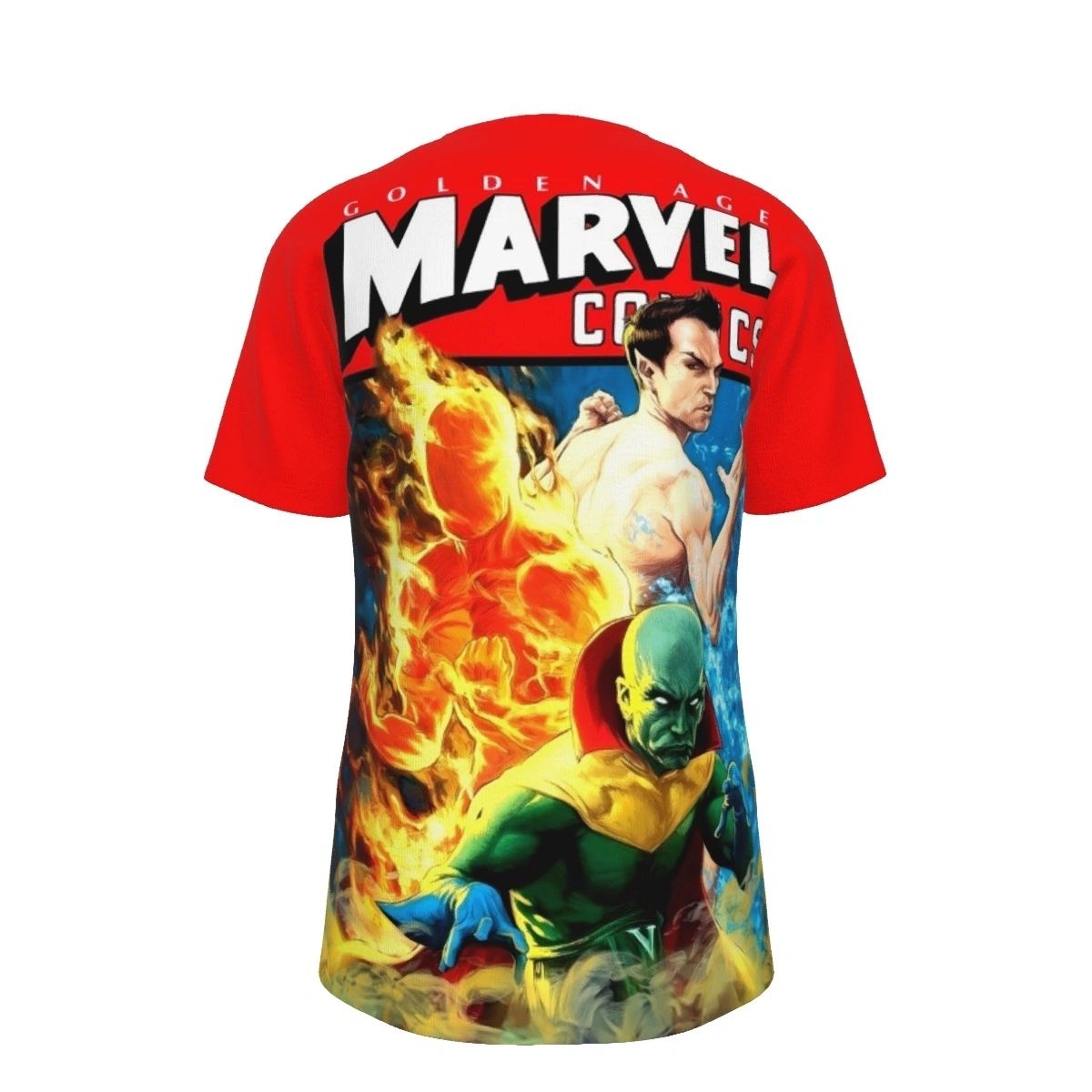 GOLDEN AGE MARVEL COMICS ALL OVER PRINT SHIRTS