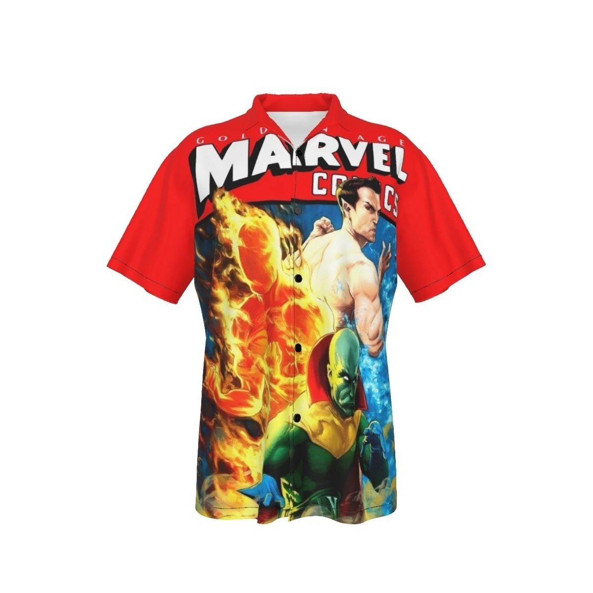 GOLDEN AGE MARVEL COMICS ALL OVER PRINT SHIRTS