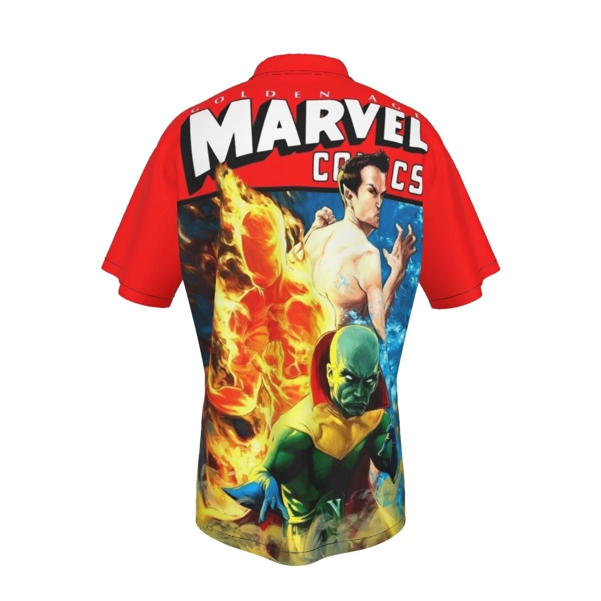 GOLDEN AGE MARVEL COMICS ALL OVER PRINT SHIRTS