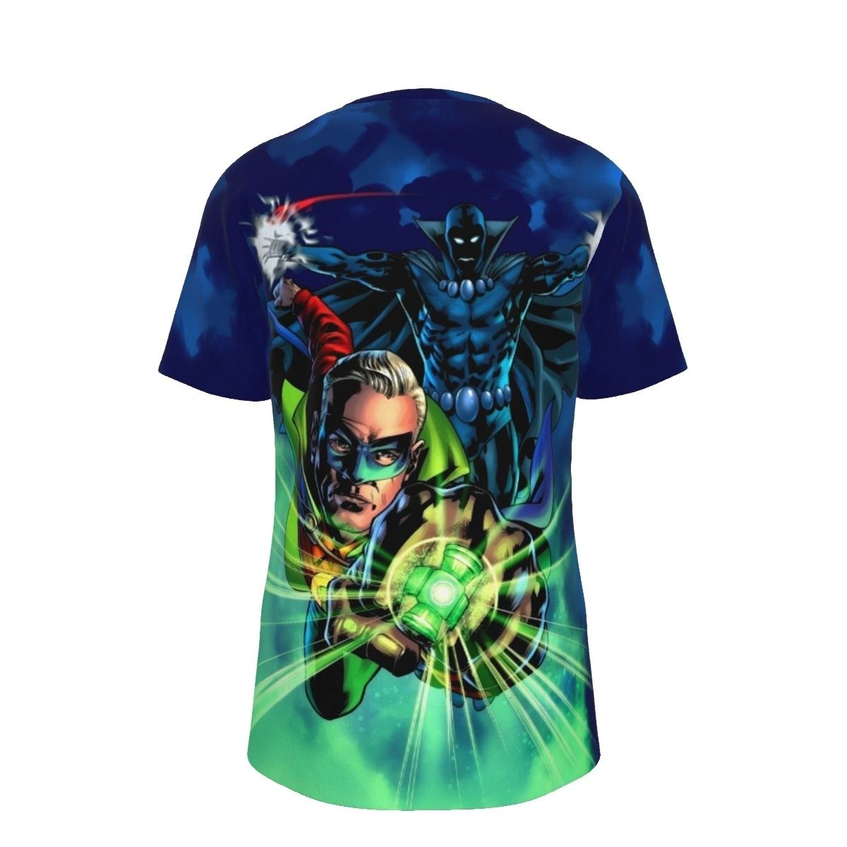 GREEN LANTERN OBSIDIAN ALL OVER PRINT SHIRTS - FATHER AND SON
