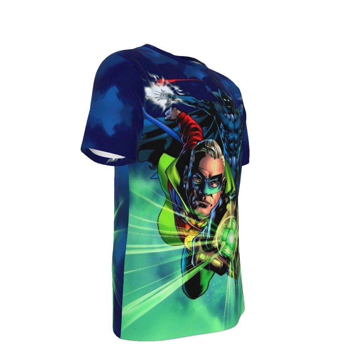 GREEN LANTERN OBSIDIAN ALL OVER PRINT SHIRTS - FATHER AND SON