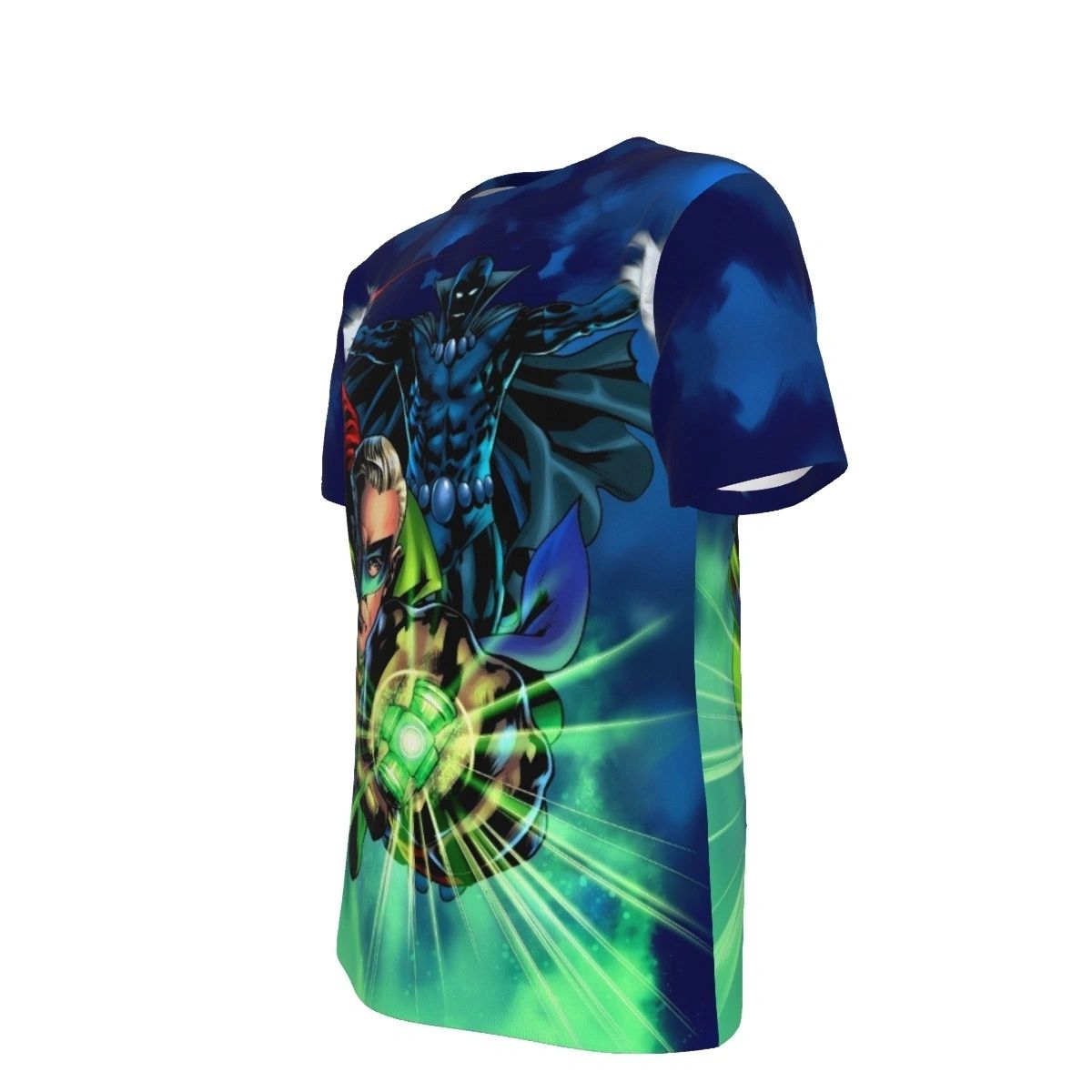 GREEN LANTERN OBSIDIAN ALL OVER PRINT SHIRTS - FATHER AND SON