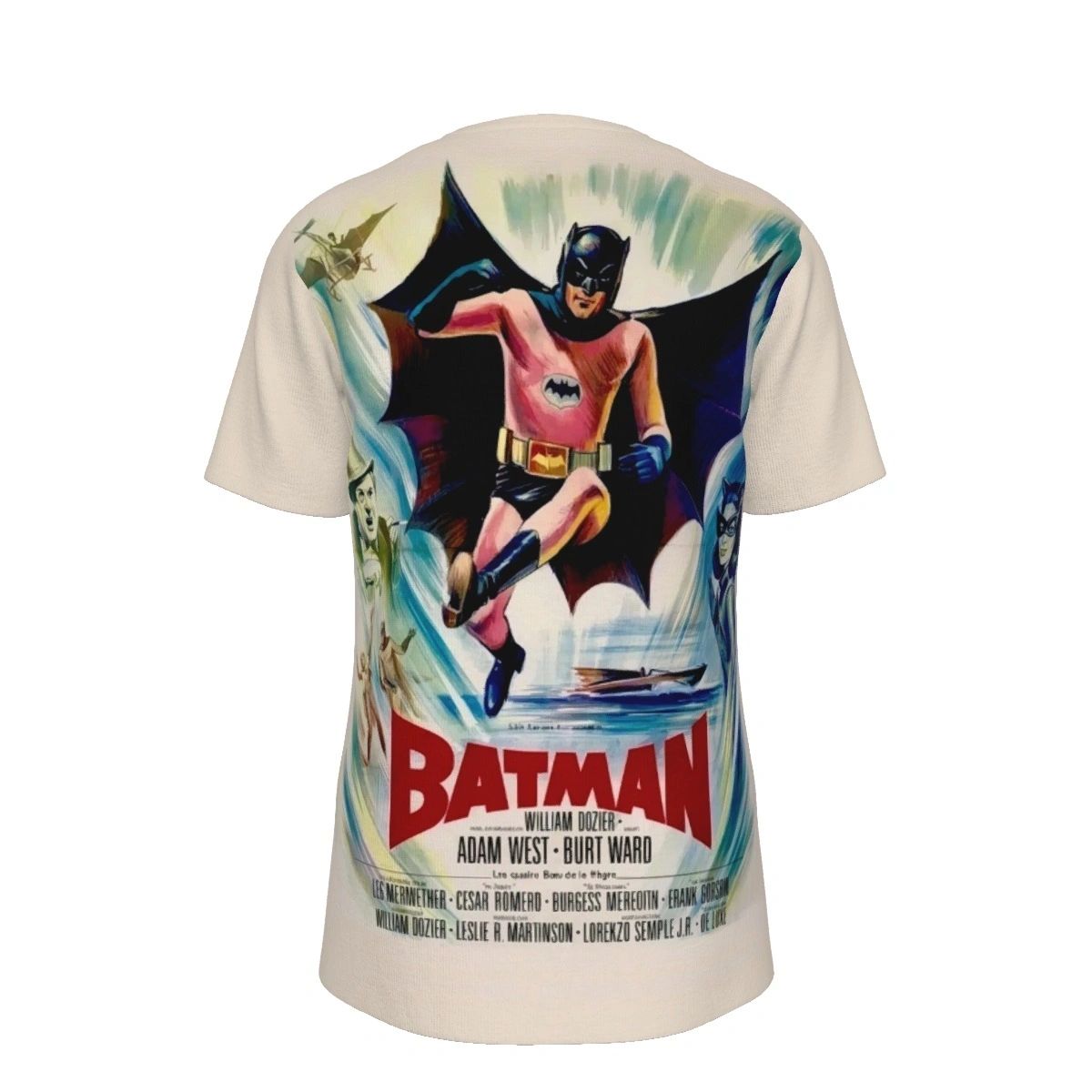 ORIGINAL BATMAN MOVIE POSTER 2 ALL OVER PRINT SHIRTS