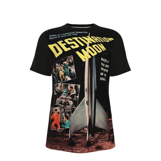 DESTINATION MOON MOVIE POSTER ALL OVER PRINT SHIRTS