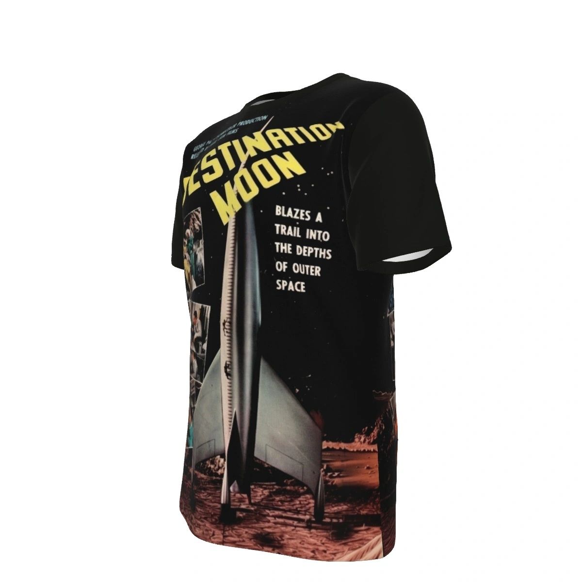 DESTINATION MOON MOVIE POSTER ALL OVER PRINT SHIRTS