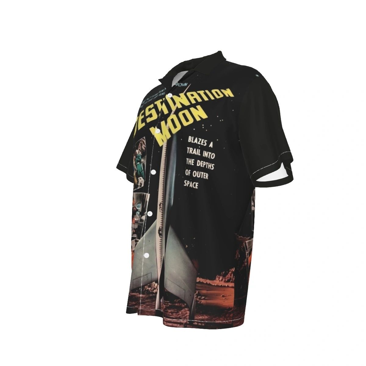 DESTINATION MOON MOVIE POSTER ALL OVER PRINT SHIRTS