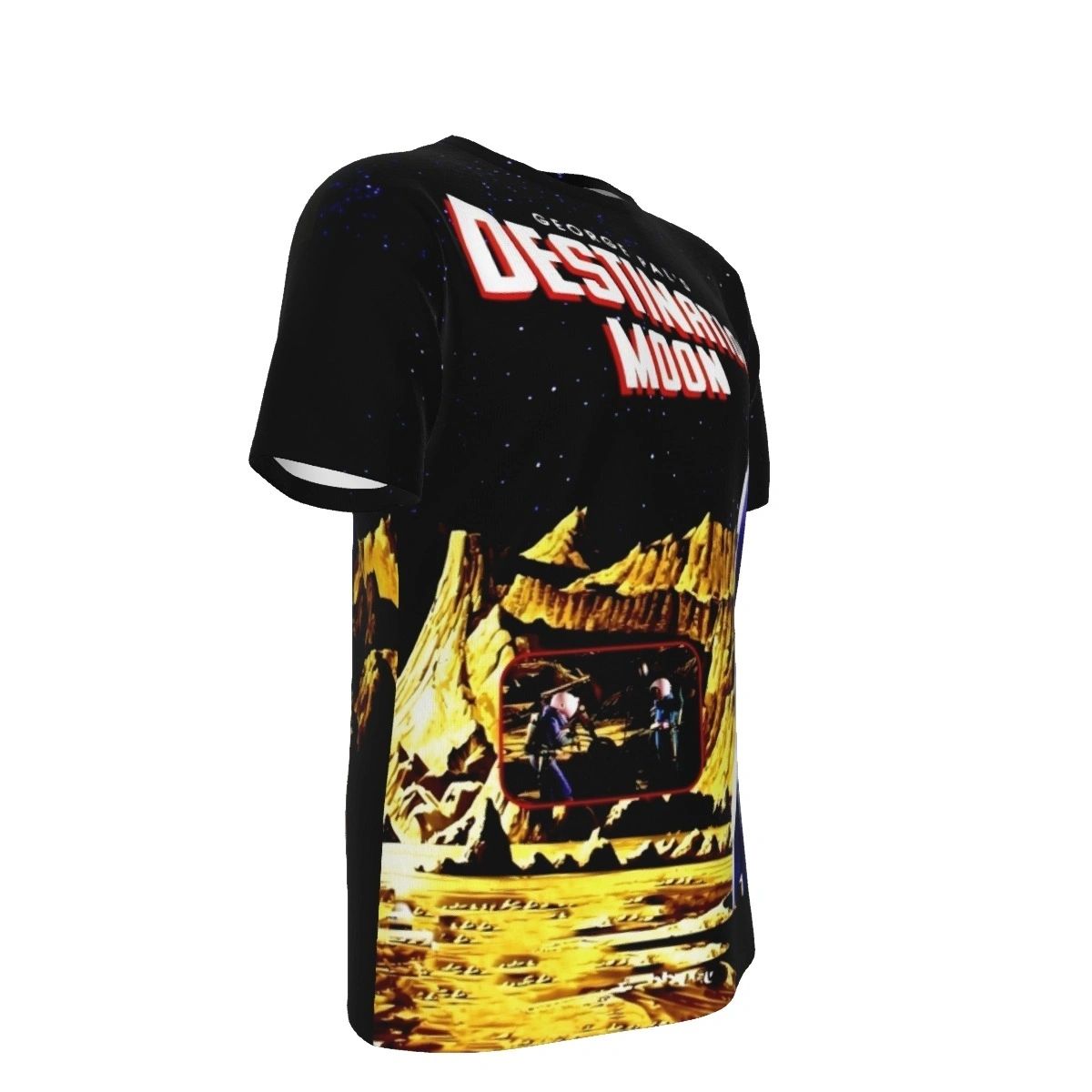 DESTINATION MOON MOVIE POSTER 2 ALL OVER PRINT SHIRTS