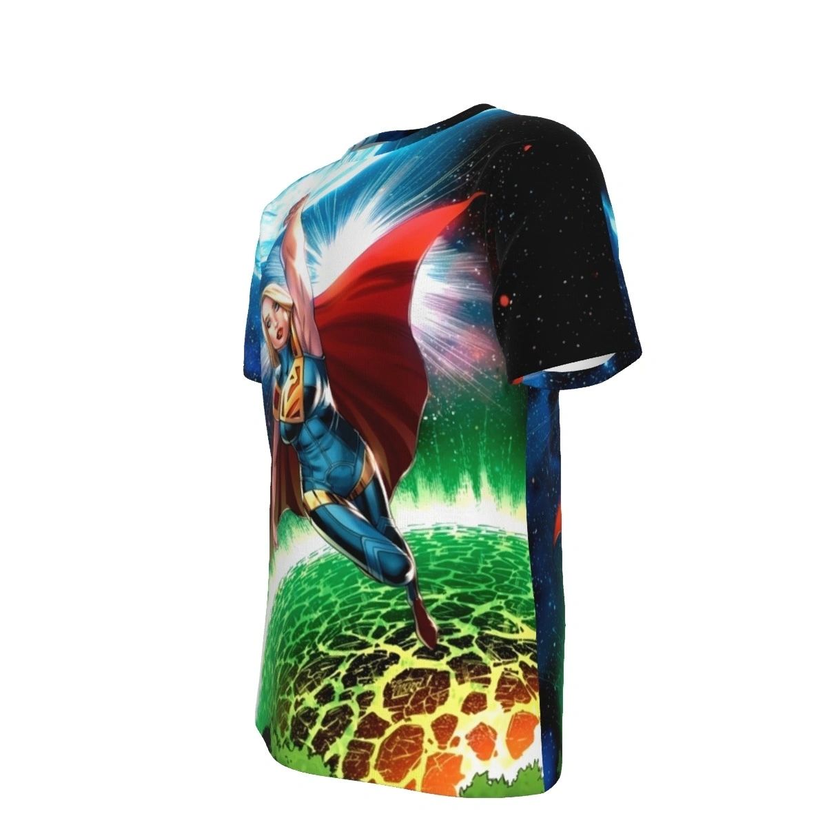 INJUSTICE 2 SUPERGIRL ALL OVER PRINT SHIRTS