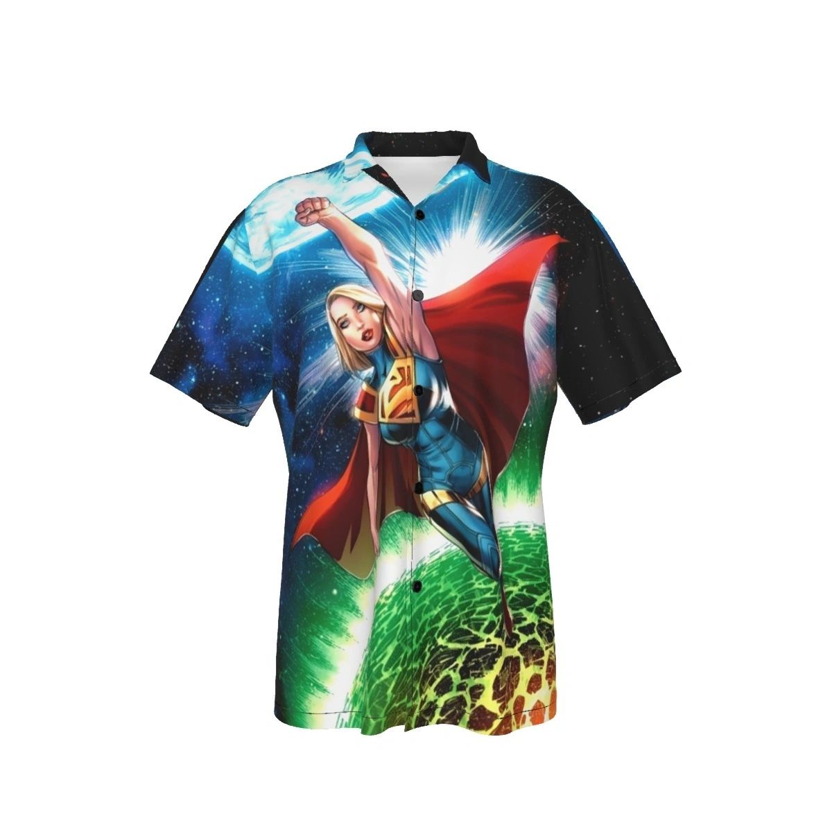 INJUSTICE 2 SUPERGIRL ALL OVER PRINT SHIRTS