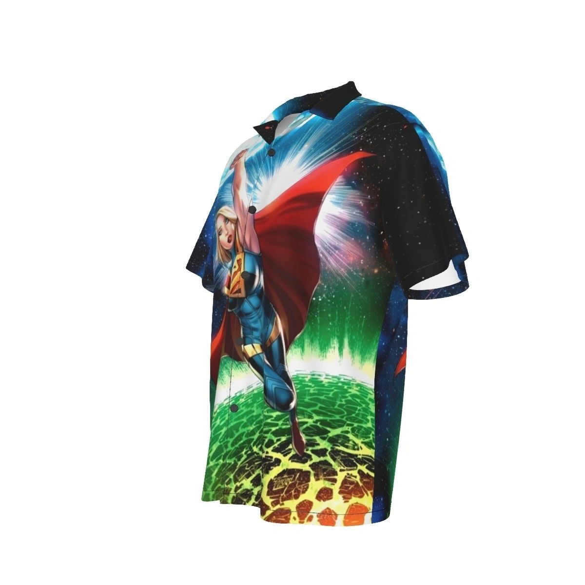 INJUSTICE 2 SUPERGIRL ALL OVER PRINT SHIRTS