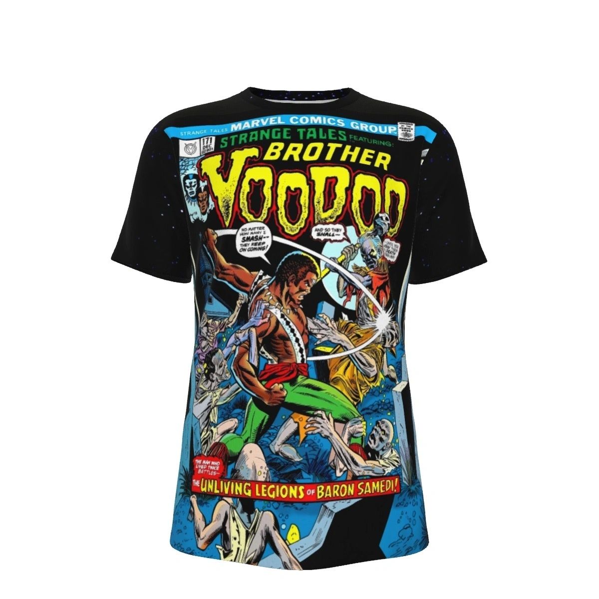 STRANGE TALES 171 ALL OVER PRINT SHIRTS - BROTHER VOODOO