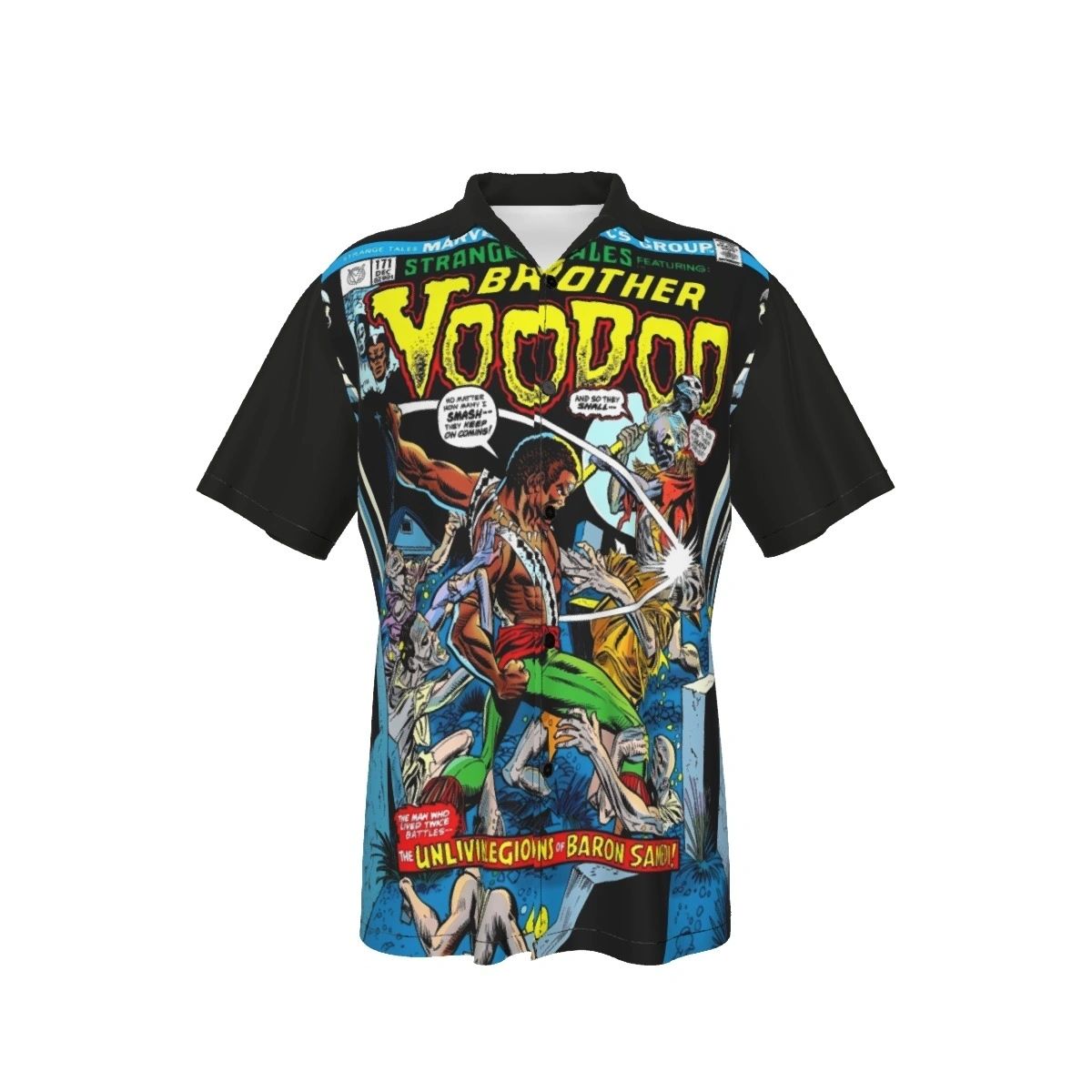 STRANGE TALES 171 ALL OVER PRINT SHIRTS - BROTHER VOODOO