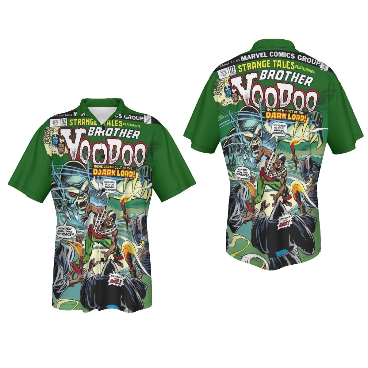 STRANGE TALES 172 ALL OVER PRINT SHIRTS - BROTHER VOODOO