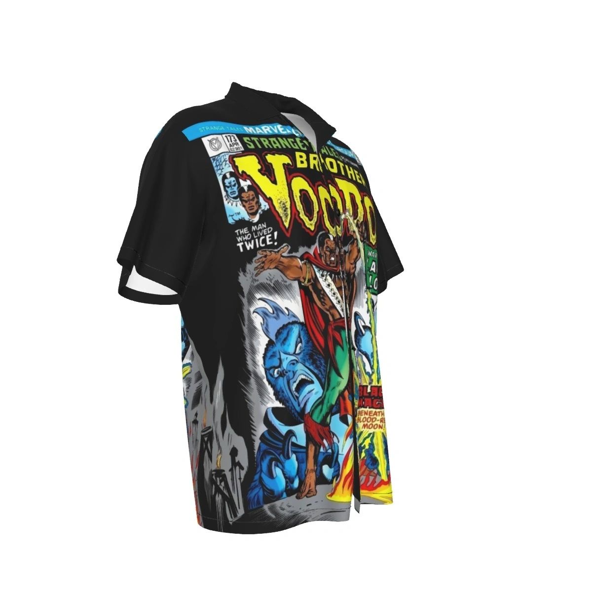 STRANGE TALES 173 ALL OVER PRINT SHIRTS - BROTHER VOODOO