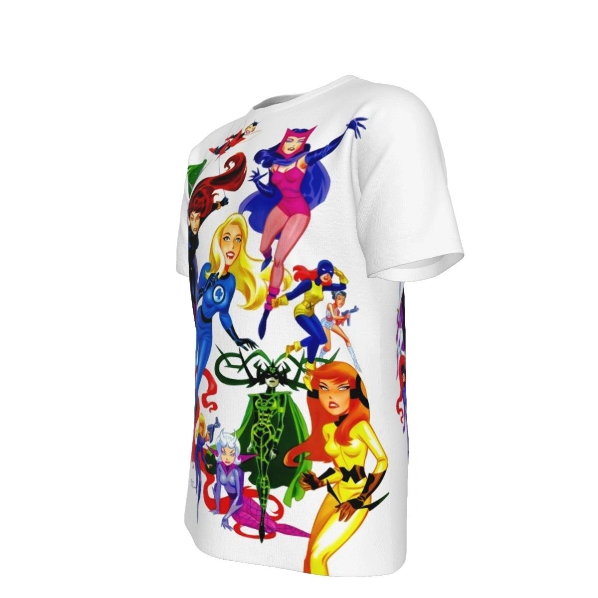 WOMEN OF MARVEL ALL OVER PRINT SHIRTS - BRUCE TIMM ART