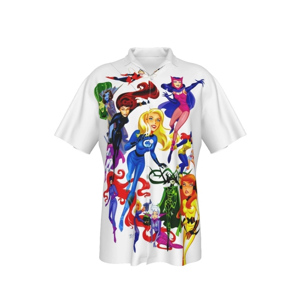 WOMEN OF MARVEL ALL OVER PRINT SHIRTS - BRUCE TIMM ART