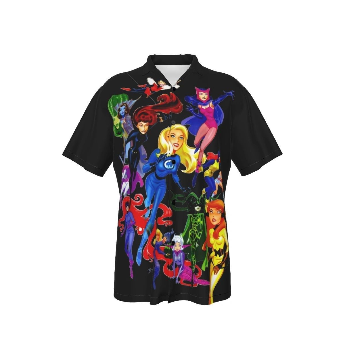 WOMEN OF MARVEL ALL OVER PRINT SHIRTS - BRUCE TIMM ART