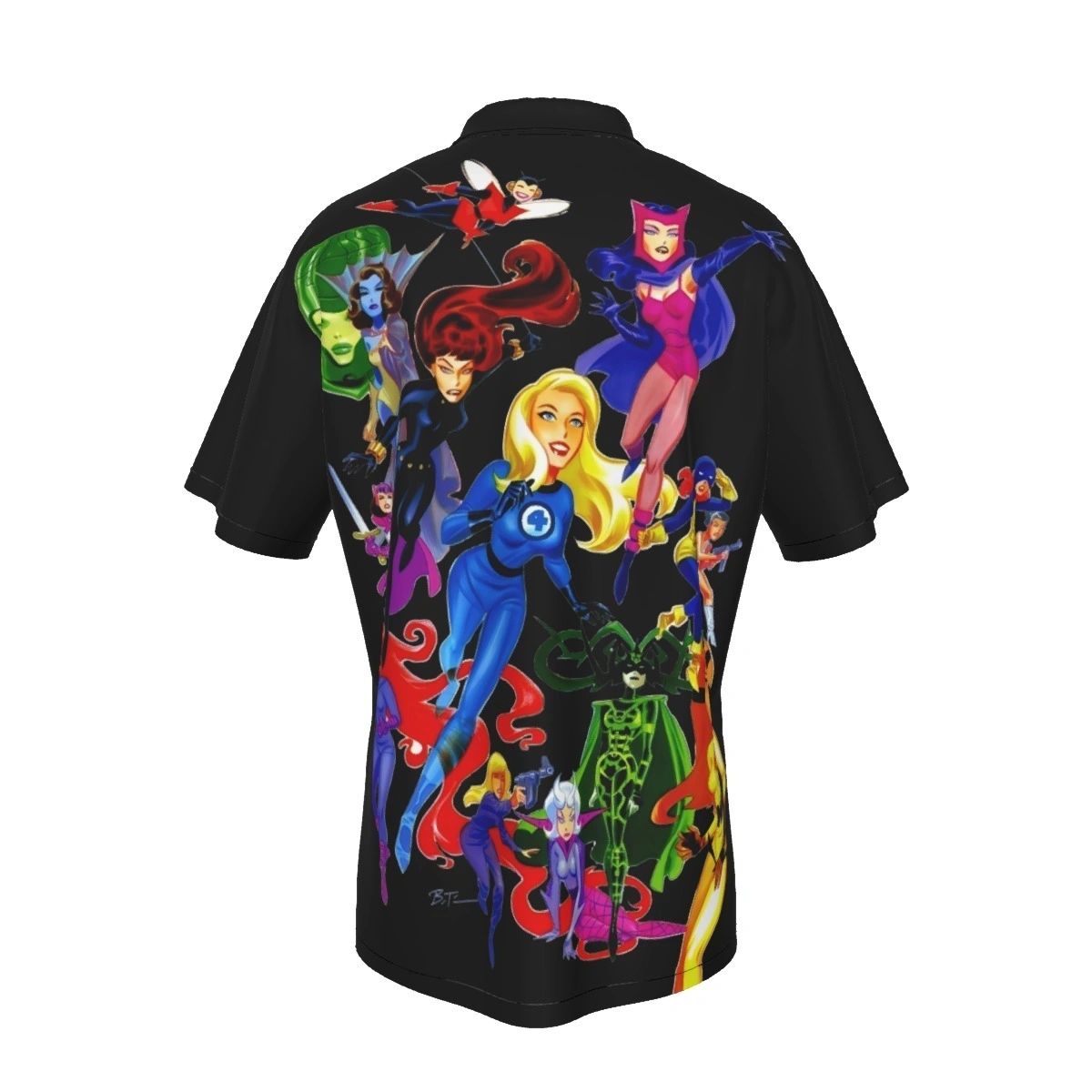 WOMEN OF MARVEL ALL OVER PRINT SHIRTS - BRUCE TIMM ART