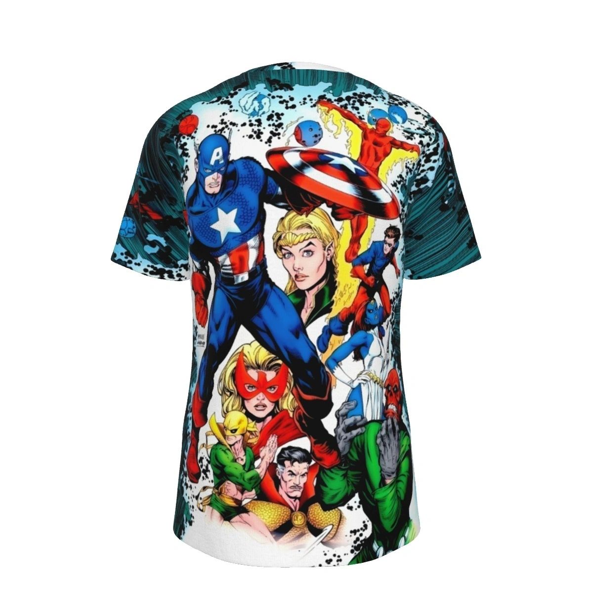 HISTORY OF THE MARVEL UNIVERSE 2 ALL OVER PRINT SHIRTS