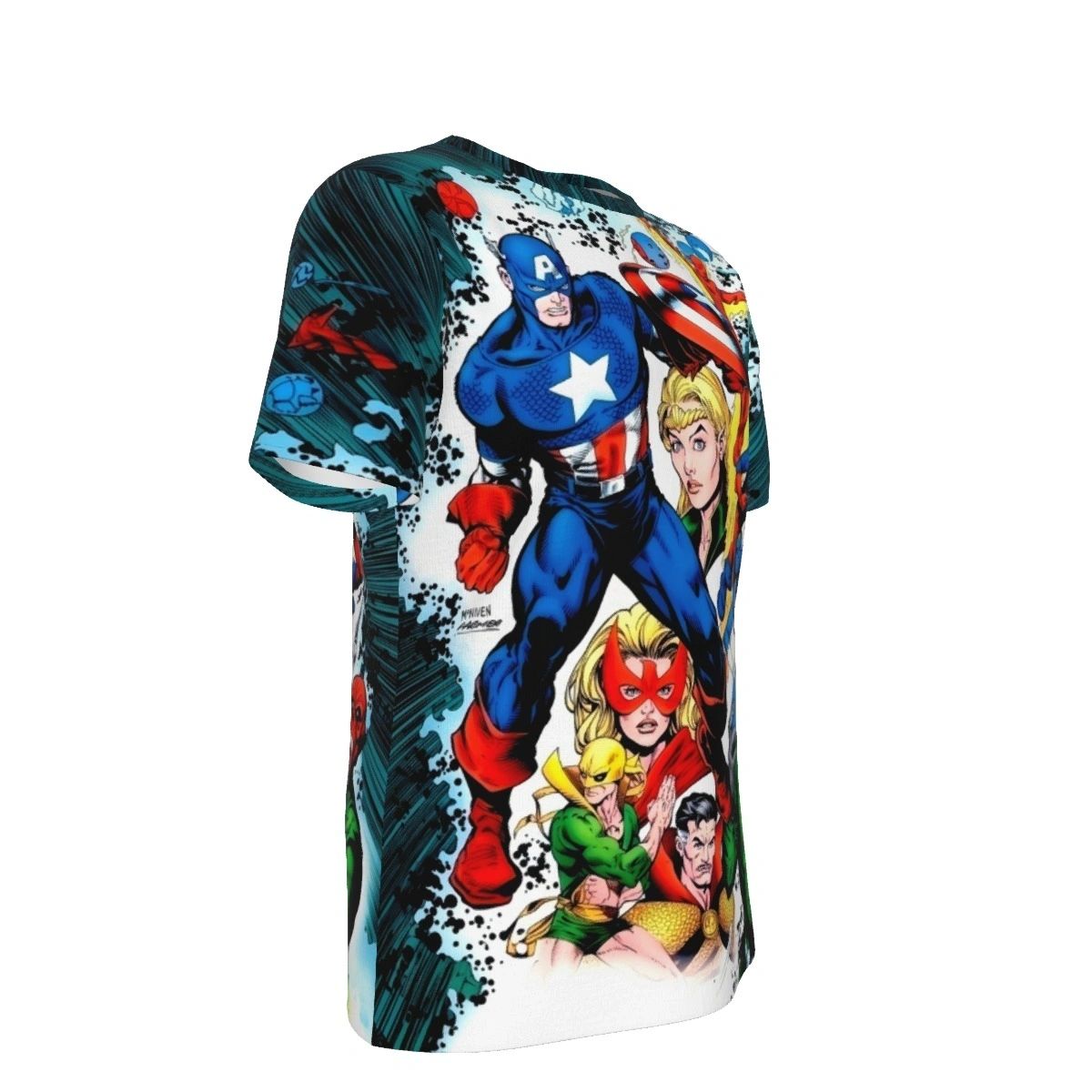 HISTORY OF THE MARVEL UNIVERSE 2 ALL OVER PRINT SHIRTS