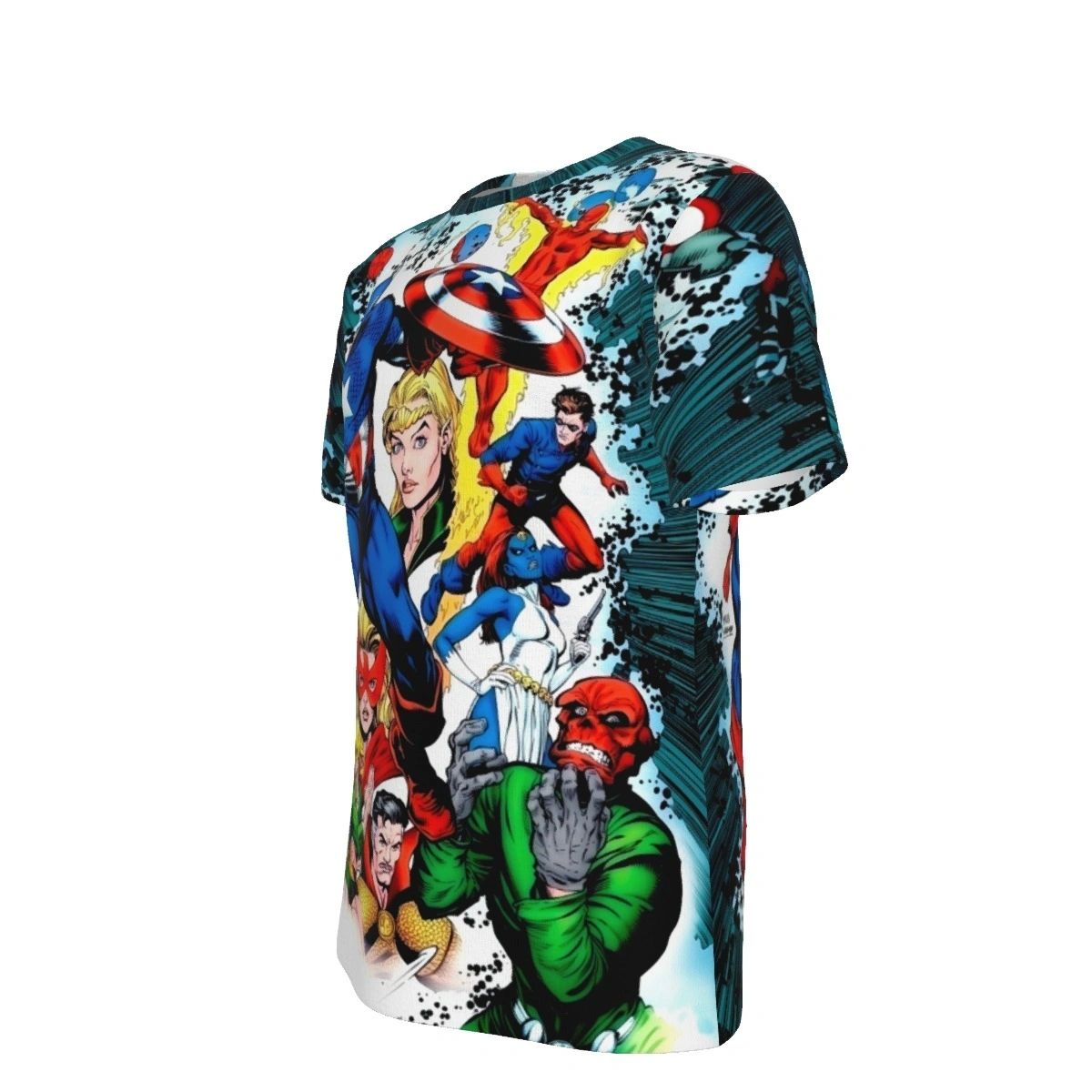 HISTORY OF THE MARVEL UNIVERSE 2 ALL OVER PRINT SHIRTS