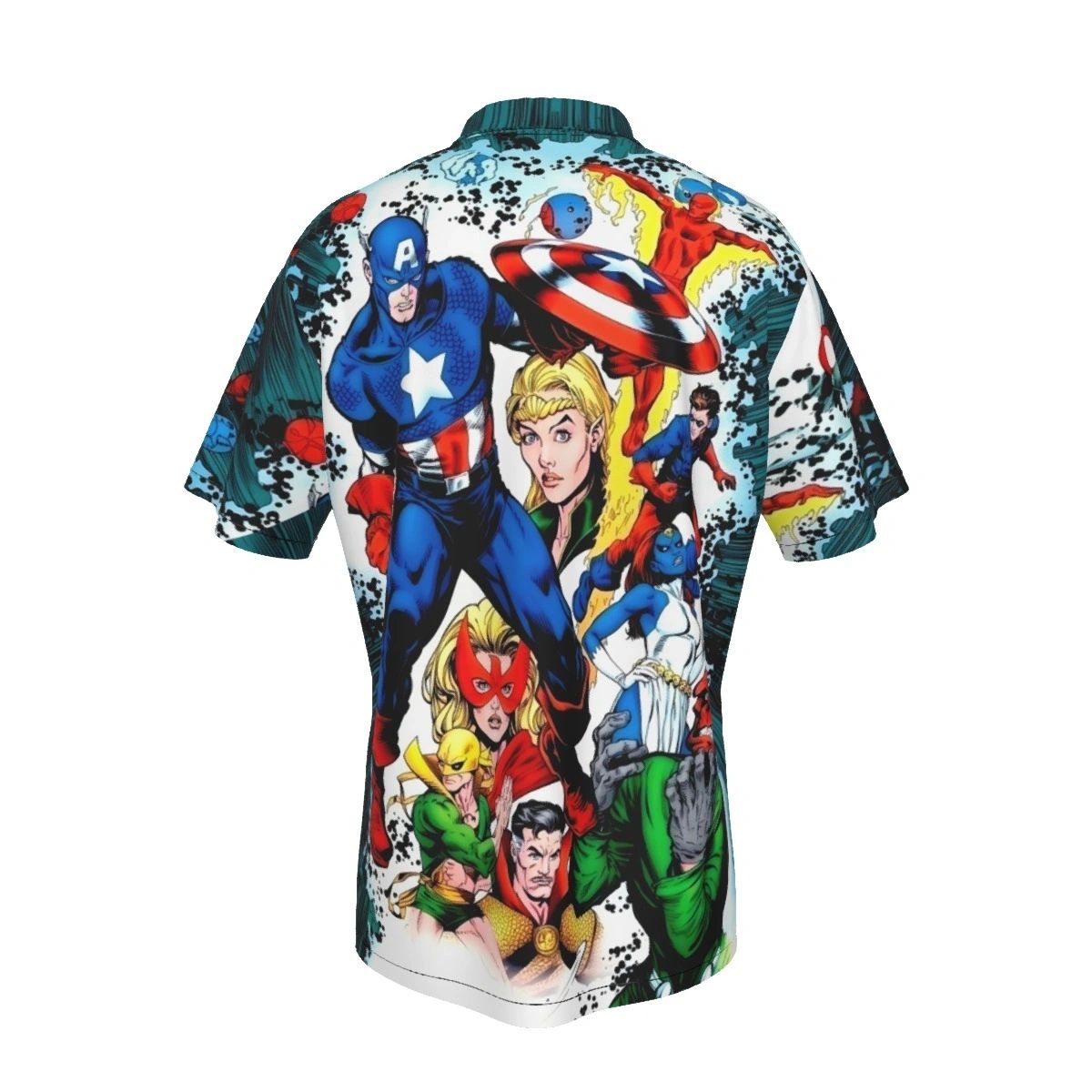 HISTORY OF THE MARVEL UNIVERSE 2 ALL OVER PRINT SHIRTS