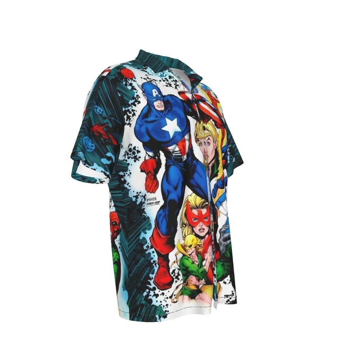 HISTORY OF THE MARVEL UNIVERSE 2 ALL OVER PRINT SHIRTS