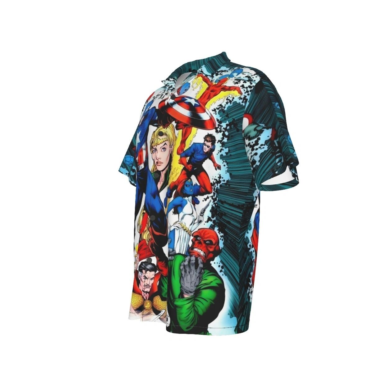 HISTORY OF THE MARVEL UNIVERSE 2 ALL OVER PRINT SHIRTS